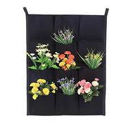 Cocoarm Vertical Felt Garden Planters Breathable Felt Pocket Planter Wall-Mounted Vertical Felt Garden Plant Grow Container Bags for Indoor Outdoor Home Balcony (12 Pocket 78 * 60CM)