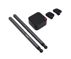 Cocoarm Virtual Air Drum Set 3D Motion Sensing Electronic Drumsticks for Noiseless Practice, Suitable for All Ages, Compact and Portable for Indoor and Outdoor Use, ABSCatch Battery Operated