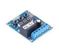 Cocoarm Voltage Detection Module PCB Digital Delay Relay Module with Multiple Modes Memory Function Auto Load Disconnect for Battery Voltage Control and Protection Use (7-9V)