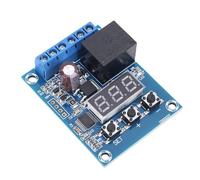 Cocoarm Voltage Relay Module DC24V Voltage Detection Module with Segment LED Display 0 to 99.9V 7 Monitoring Modes 12A Relay for Battery Charging Discharge Test Industrial Control