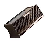 Cocoarm Wall Mounted WIFI Router Storage Box, PP PET Router Storage Case with Lid, Large Capacity for Power Strip Cable and Remote Control, for Home Office Living Room (Coffee Color Middle Size)