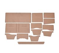 Cocoarm Wallet Template, Transparent Acrylic Purse Template, Durable Cutting Design for Leather Crafting, Perfect for DIY Wallets and Accessories