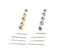 Cocoarm Watch Crown Replacement Watch Stem and Crown Spare Parts 1 Set Mixed Sizes 3.5mm 4.0mm 4.5mm 5.0mm 7. with Storage Box for Repair Tools