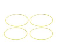 Cocoarm Wheel Rim Protector ABS Wheel Rim Guard Ring for 19 Inch Wheels, Self Adhesive Scratch Protection, Quick Install, Yellow Trim for Cars with Flat Edge Above 7mm