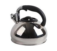 Cocoarm Whistling Tea Kettle 304 Stainless Steel Whistling Kettle Fast Heating Large Capacity with Ergonomic Anti Scald Handle for Home Office Family Daily Boiling (2.3L)