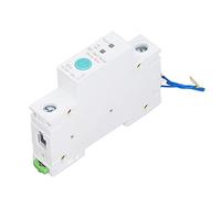 Cocoarm Wifi Smart Circuit Breaker Switch, PC Brass DIN Rail Power Meter AC230V 1P 63A, App Remote Control Timing Threshold Settings for Home Office Farm Pump
