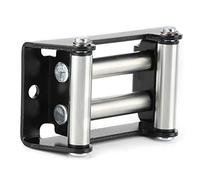 Cocoarm Winch Cable Guide Roller Heavy Duty Winch Roller Guide Universal Fairlead Winch Roller Sturdy Metal Construction Winch Cable Roller, 110mm/4.3in Hole Distance