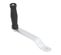 Cocoarm Winch Handle, 8.1in Ergonomic Boat Winch Crank Trailer Winch Lever with Comfortable Grip Galvanized Bracket for Marine Boat Trailer Replacement