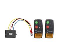 Cocoarm Winch Remote Control 12V 24V Universal Wireless Winch Remote Control Kit Wireless Winch Controller Set with 2 Remotes, 1 Receiver, Sealed