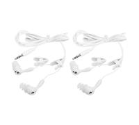 Cocoarm Wired Earphones, IP68 3.5mm Wired Earbuds ABS 1m Short Cord Noise Isolation Clear Sound with 4 Ear Tip Sizes for Swimming Running Surfing Phones Tablets MP3