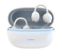 Cocoarm Wireless BT 5.4 Earbuds AI Translation Headphones with ENC Noise Cancelling Touch Control 5 Hour Playtime Open Ear Sports Gaming Headset for Travel Workouts Meetings (White)
