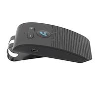 Cocoarm Wireless Car Bluetooth Speakerphone, 10m Range Handsfree | 550mAh Built-in Battery, 10hr Talk Time, ABS Material, Sun Visor Clip, Two-Phone Connection, Auto Shutoff, Driving Navigation