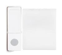 Cocoarm Wireless Door Bell with 32 Melodies 7 Color Flash Lamp for Deaf Caller, 200m Range IP44 Rainproof, 5 Volume Levels, 3 Working Modes
