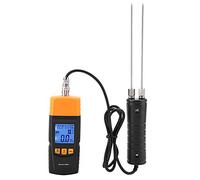 Cocoarm Wood Tester Digital Adjustable Detector with LCD Display 160mm Split Probe for Wood Bamboo Paper Cotton, Portable Moisture Meter with High Measurement for Carpenters