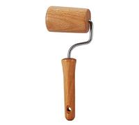 Cocoarm Wooden Pastry Roller, Pizza Dough Rolling Pin for Baking Cookies Pies Fondant with 2-in-1 Large and Small Rollers Uniform Thickness Crust Kitchen Utensil (Style 4)