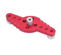 Cocoarm Woodworking Home Center Lochbohrschreifer for Floating Shelving Bracket, Aluminum Alloy Dowel Jig Kit for DIY Enthusiasts