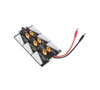 Cocoarm XT60 Battery Charger Board Parallel Charging Board for 2 to 8S Packs Supports 6 Batteries Short Circuit Protection Balance Charging for PL8 PL6 RC Model Users