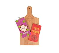 CocoaRunners Chocolate Sharing Board - Jordi's - A Selection of Chocolate Bars with Beautiful Wooden Presentation Board