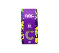 Cocoba Belgian Milk Drinking Chocolate Flakes | Luxury Award Winning Hot Chocolate Flakes | 250g (Approx 6 servings)