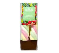 Cocoba Rainbow Marshmallow Milk Hot Chocolate Spoon, Belgian Milk Chocolate, 45g