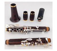 Cocobolo Wood Tube Body Silver Plated Keys Clarinet 18 Key Bb Tone Clarinet With Case Clarinet Kit
