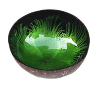 CocoBowl - CocoBowl Painted | Natural Shell Polished Decorative Key Bowl for Hallways | Elegant Key Storage Bowl | Home Decoration for Entrance, Living Room, Dining Room, Bedroom