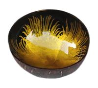 CocoBowl - CocoBowl Painted | Natural Shell Polished Decorative Key Bowl for Hallways | Elegant Key Storage Bowl | Home Decoration for Entrance, Living Room, Dining Room, Bedroom