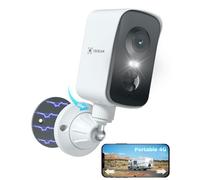 COCOCAM 4G Portable Magnetic No Wifi Security Camera Wireless,2K Indoor/Outdoor Camera for RV/Camping/Travel, 300°Pan,10000Ahm Battery, PIR&AI Human Detection,IP66, Built-in SIM Card (NO WIFI)