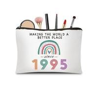 CoCoCherry 30th Birthday Gifts for Women, 30th Birthday Gifts Cosmetic Bags, Funny 30th Birthday Gift for Her Makeup Bag (1995)