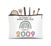 CoCoCherry Women's Birthday Gift - Birthday Gift Women's Make-Up Bag, Personalised Gift for Women Years, 2009, 2009