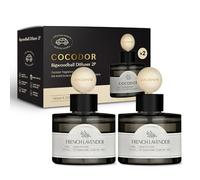 COCODOR Car Air Freshener Wood Ball Diffuser/French Lavender / 4.4 oz / 2 Pack/Long Lasting Fragrance Oil, Dashboard Scent Diffuser for Car Interior