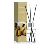 COCODOR Classic Reed Diffuser/Lemon Eucalyptus/100ml/1 Pack/Scent Diffuser with Sticks Home Fragrance Reed Diffuser for Bathroom Shelf Décor