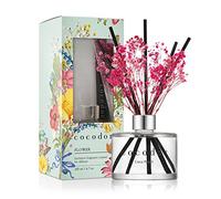[COCODOR/Coco Peach] Flower Reed diffusers Oil with a Set of 5 Fiber Sticks, 200ml, Best for Home, Kitchen, Bathroom. Diffusers with sticks