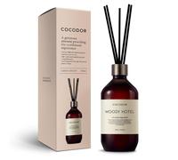 COCODOR Premium Reed Diffuser/Woody Hotel / 500ml / 1 Pack/Large Capacity Fragrance Scent Oil Stick Diffuser Set for Bedroom Bathroom Home Décor