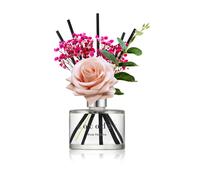 Cocod'or [COCODOR/Rose Perfume] Reed diffuser oil 200ml with Rose, Eucalyptus and Preserved Flower sticks. Best for Home, Kitchen, Bathroom. Diffusers with Sticks