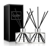 COCODOR Signature Reed Diffuser Set/Lemon Eucalyptus / 6.7oz /2 Pack/Home Fragrance Diffuser, Oil Scent Diffuser for Bathroom Shelf Decor