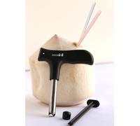 CocoDrill CocoDrill Young Coconut Opening Tool -(Punch Tap) Knife Opener for Raw Coco Water Juice - Makes Straw Hole! (Fresh, Thai, Hawaii)