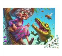 Cocodrilo 1000 Piece Puzzles Beautiful View Fairy Tale Croc Decoration Puzzle Educational Game for Men And Women Challenging Jigsaw Jigsaw Puzzles for Adults 38x26cm/1000pcs