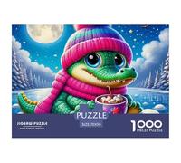 Cocodrilo Premium Paper Jigsaw Puzzle for Relaxed British Living, Centred on Fantasy And Offering A Calm Rewarding Challenge That Supports Focus And Shared Leisure 70x50cm/1000pcs