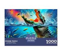 Cocodrilo Thoughtfully Crafted Jigsaw Puzzle Suited to Reflective Leisure Time, Highlighting Fantasy through An Orderly Assembly Flow That Rewards Care And Persistence 38x26cm/1000pcs