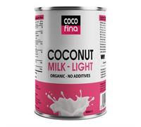 Cocofina Organic Coconut Milk Low Fat Gluten Free Unsweetened Dairy Free BPA Free Can No Xanthan Gum or Additives Just 46% Coconut & Water Keto Diet Friendly 400ml - (Pack of 6)