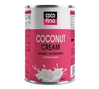 Cocofina Organic Coconut Cream | Gluten-Free, Unsweetened, Dairy-Free, BPA Free Can, No Xanthan Gum Just 90% Coconut & Water, Keto Friendly, Vegan, Whipping Cream 400ml - (Pack of 6)