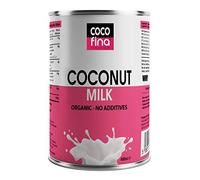 Cocofina Organic Coconut Milk Original Gluten Free Unsweetened Dairy Free BPA Free Can No Xanthan Gum or Additives Just 76% Coconut & Water Keto Diet Friendly 400ml - (Pack of 6)