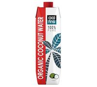 Cocofina Organic Coconut Water | 100% Pure Unsweetened | Soil Association Certified | No Added Sugar | Natural Electrolytes - 1 Litre x 12
