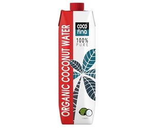 Cocofina Organic Coconut Water | 100% Pure Unsweetened | Soil Association Certified | No Added Sugar | Natural Electrolytes - 1 Litre x 12