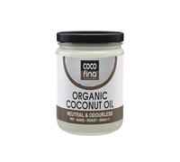 Cocofina Organic Neutral Coconut Oil | Odourless & Flavourless | Physically Refined | Soil Association Certified | Glass Jar - 500ml