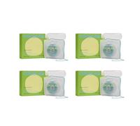 COCOFLOSS Coconut-Oil Infused Luxury Dental Floss | Dentist Designed | Vegan and Cruelty-Free, GF | Floss Party for Men & Women | 8 Month Supply (32 Yds x 4 Units) |