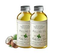 Cocofresha Pulling Oil, Pure Organic Coconut Oil Pulling 4 Oz Mint Flavor, Cocofresha Pulling Oil for Teeth and Gums, Powerful Organic Coconut Pulling Oil, All-Natural Pulling Oil (2)
