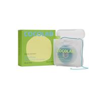 Cocolab Woven Dental Floss, Dentist-Designed Oral Care, Coconut Scent, Waxed, Expanding, Vegan, Kid-Friendly String Floss with Coconut Oil, 1 Spool (33 yd)