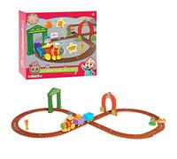 CoComelon All Aboard Musical Train with Bonus Pieces, 24-pieces, Plays “The Train Song", Kids Toys for Ages 18 Month by Just Play